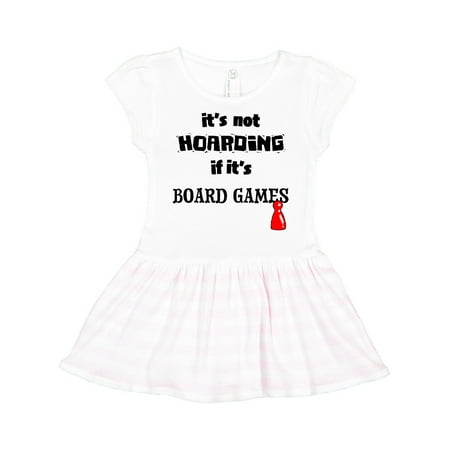 Inktastic It s not Hoarding if it s Board Games Gift Toddler Girl Dress