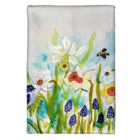 Bird & Daffodils Kitchen Towel