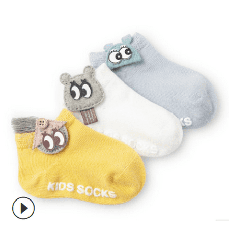 Baby Girls Boys Socks Anti-Slip Breathable Cotton Socks Short Tube Socks 3Pairs/Set
Baby Girls Boys Socks Anti-Slip Breathable Cotton Socks Short Tube Socks 3Pairs/Set