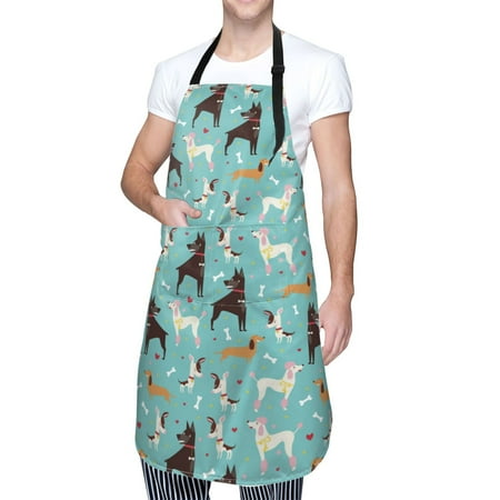 Cauagu Cute Dog Aprons with Pockets Waterproof Apron for Women Kitchen Cooking Apron Adjustable Bib Aprons Chef Apron for Cooking Drawing Crafting
Cauagu Cute Dog Aprons with Pockets Waterproof Apron for Women Kitchen Cooking Apron Adjustable Bib Aprons Chef Apron for Cooking Drawing Crafting