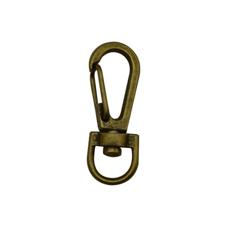 Fenggtonqii Bronze 0.35 Inner Diameter D Ring Small Spring Buckle Lobster Clasps Swivel Snap Hooks Pack of 6
Fenggtonqii Bronze 0.35 Inner Diameter D Ring Small Spring Buckle Lobster Clasps Swivel Snap Hooks Pack of 6