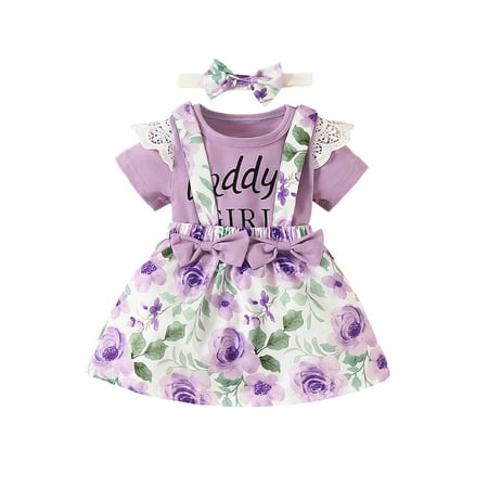 Newborn Baby Girl Summer Clothes Infant Short Sleeve Romper Suspender Skirts Set Headband 3Pcs Outfits Set
Newborn Baby Girl Summer Clothes Infant Short Sleeve Romper Suspender Skirts Set Headband 3Pcs Outfits Set