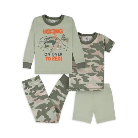 Gerber Baby & Toddler Boy Snug Fit Cotton Pajamas 4-Piece (12 Months - 5T)