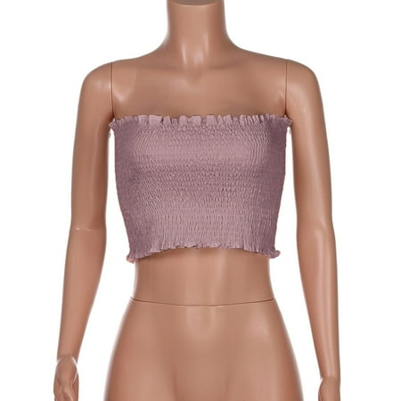 Qufokar Short Sleeve Summer Tops Synthetic Long Sleeve Shirt Women Women Strapless Elastic Bandeau Tops Bra Lingerie Wrap Tall Womens Shirts
Qufokar Short Sleeve Summer Tops Synthetic Long Sleeve Shirt Women Women Strapless Elastic Bandeau Tops Bra Lingerie Wrap Tall Womens Shirts