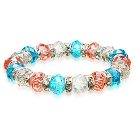 Alexander Kalifano BLUE-BGG-16 Gorgeous Glass Bracelet - Multi-Colored