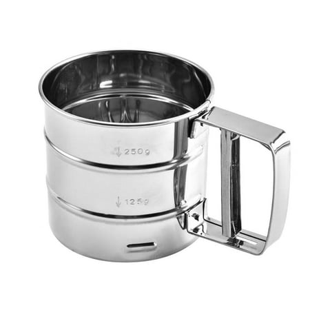 Stainless Steel Semi-Automatic Hand-Held Flour Sieve Powder Hand-Screened Sugar Mesh Sieve Baking Tools Cake Utensils Stainless Steel Flour Sifter
Stainless Steel Semi-Automatic Hand-Held Flour Sieve Powder Hand-Screened Sugar Mesh Sieve Baking Tools Cake Utensils Stainless Steel Flour Sifter