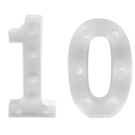 HOMEMAXS 2 Pcs in 1 Set LED Number Lights Sign Night Light Number Lamp for Wedding Birthday Party Without Battery White
HOMEMAXS 2 Pcs in 1 Set LED Number Lights Sign Night Light Number Lamp for Wedding Birthday Party Without Battery White