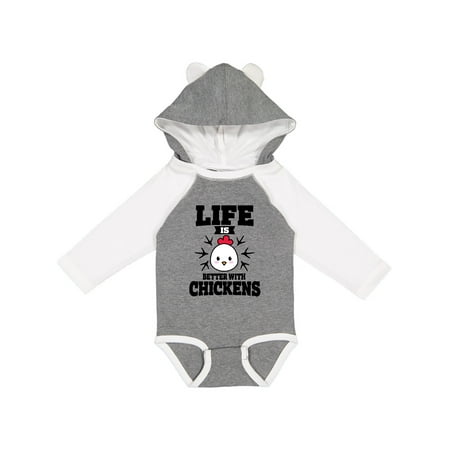 Inktastic Life is Better with Chickens Gift Baby Boy or Baby Girl Long Sleeve Bodysuit
Inktastic Life is Better with Chickens Gift Baby Boy or Baby Girl Long Sleeve Bodysuit