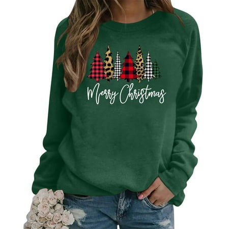 jsaierl Crew Neck Sweatshirts for Women Long Sleeve Shirts Christmas Tree Print Tops Thermal Fashion 2022 Blouse Tee Xmas Pullover
jsaierl Crew Neck Sweatshirts for Women Long Sleeve Shirts Christmas Tree Print Tops Thermal Fashion 2022 Blouse Tee Xmas Pullover