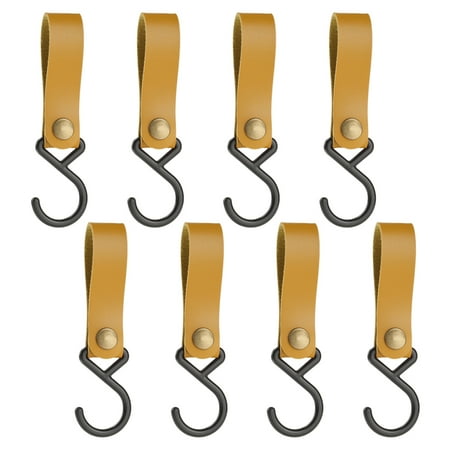 8pcs Leather S-Hooks Metal Hooks for Hanging Camping Hook Hanger Stroller Hooks Leather Hooks
8pcs Leather S-Hooks Metal Hooks for Hanging Camping Hook Hanger Stroller Hooks Leather Hooks