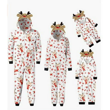 Sprifallbaby Family Christmas Sleepwear Cartoon Elk/Snowman Print Long-Sleeve Zipper Hood One-Piece Jumpsuit
Sprifallbaby Family Christmas Sleepwear Cartoon Elk/Snowman Print Long-Sleeve Zipper Hood One-Piece Jumpsuit