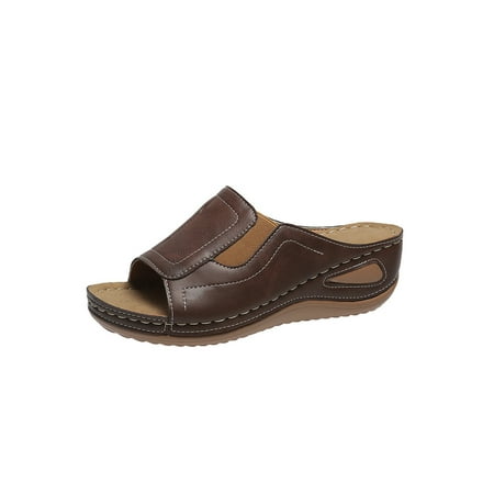 Ritualay Womens Sandal Summer Sandals Slip On Casual Shoes Retro Non-Slip Slides Slippers Walking Indoor Outdoor Beach Brown 7
Ritualay Womens Sandal Summer Sandals Slip On Casual Shoes Retro Non-Slip Slides Slippers Walking Indoor Outdoor Beach Brown 7