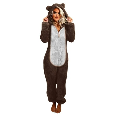 wofedyo womens pajama sets Women Long Sleeve Hooded Jumpsuit Pajamas Casual Winter Warm Rompe Sleepwear bodysuit for women
wofedyo womens pajama sets Women Long Sleeve Hooded Jumpsuit Pajamas Casual Winter Warm Rompe Sleepwear bodysuit for women