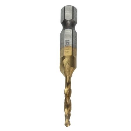 Tap Drill Bit Titanium Combination Tapping Bits Chamfer In One Efficient For Wood For Plastic M3
Tap Drill Bit Titanium Combination Tapping Bits Chamfer In One Efficient For Wood For Plastic M3