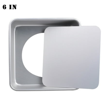 Journey Cake Pan Aluminium Alloy Square Mould Baking Chiffon Cake Mousse Mold with Removable Bottom(6 )
Journey Cake Pan Aluminium Alloy Square Mould Baking Chiffon Cake Mousse Mold with Removable Bottom(6 )