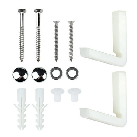 WC Bolts Bathroom Bidet Floor L Shape Toilet Pan Fixing Kit Easy Install Screws