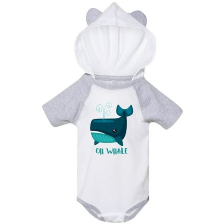 Inktastic Oh Whale Gift Baby Boy or Baby Girl Bodysuit