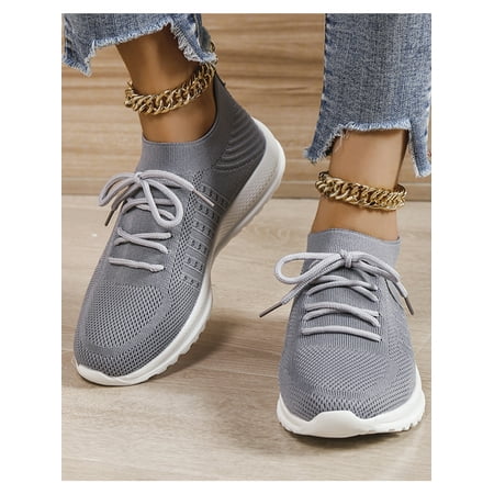 Gomelly Sneakers for Women Slip On Shoes Wide Mesh Running Sneakers Comfort Trainers Ladies Breathable Gray 9
Gomelly Sneakers for Women Slip On Shoes Wide Mesh Running Sneakers Comfort Trainers Ladies Breathable Gray 9