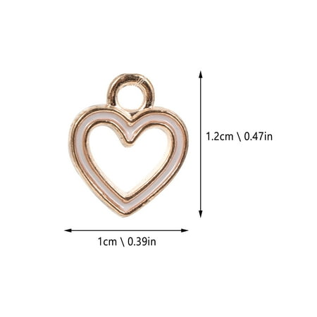 30pcs Stylish DIY Jewelry Accessories Heart Shape Pendant Hanging Ornament
30pcs Stylish DIY Jewelry Accessories Heart Shape Pendant Hanging Ornament