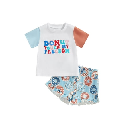 Qtinghua 4th of July Toddler Baby Boy Summer Outfits Short Sleeve Letter Print T Shirt Tops Shorts Clothes White 4-5 Years
Qtinghua 4th of July Toddler Baby Boy Summer Outfits Short Sleeve Letter Print T Shirt Tops Shorts Clothes White 4-5 Years