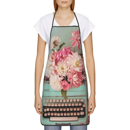 Goofa Bib Apron Unisex Aprons Adjustable Waterdrop Resistant Cooking Kitchen Apron for Chef Vintage Typewriter Floral Pattern Apron Bulk
Goofa Bib Apron Unisex Aprons Adjustable Waterdrop Resistant Cooking Kitchen Apron for Chef Vintage Typewriter Floral Pattern Apron Bulk