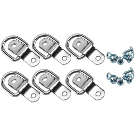 6-Pack D Ring Tie Down Ring Load Anchor Trailer Anchor Lashing Ring Surface Floor Mount Tie Down Ring with Screw
6-Pack D Ring Tie Down Ring Load Anchor Trailer Anchor Lashing Ring Surface Floor Mount Tie Down Ring with Screw