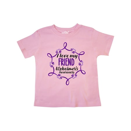Inktastic I Love My Friend Alzheimer s Awareness with Purple Hearts Gift Toddler Boy or Toddler Girl T-Shirt
Inktastic I Love My Friend Alzheimer s Awareness with Purple Hearts Gift Toddler Boy or Toddler Girl T-Shirt