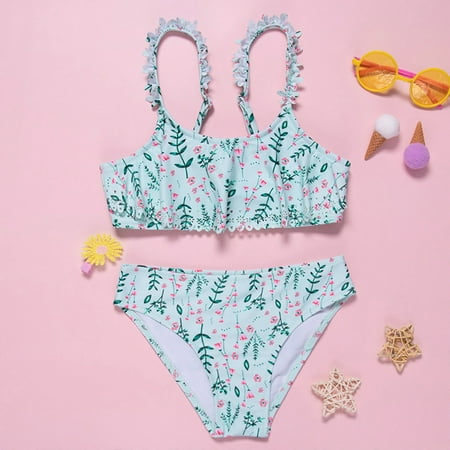 muxika Baby Girls Bathing Suit Tow Pieces Bikini Floral Swimwear Halter Beachwear
muxika Baby Girls Bathing Suit Tow Pieces Bikini Floral Swimwear Halter Beachwear