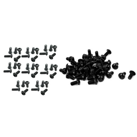 100 Pcs Black Hex Socket Screws : 50 Pcs M5X8Mm Button Head Cap Screw Bolt & 50 Pcs Button X 10Mm Screw Cap
100 Pcs Black Hex Socket Screws : 50 Pcs M5X8Mm Button Head Cap Screw Bolt & 50 Pcs Button X 10Mm Screw Cap