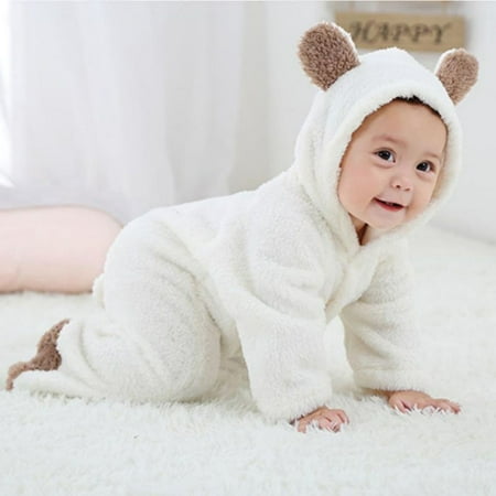 Infant Winter Plush Hooded Bodysuits Solid Color Warm Button Down One-Piece Jumpsuit for Newborn Baby Boys Girls
Infant Winter Plush Hooded Bodysuits Solid Color Warm Button Down One-Piece Jumpsuit for Newborn Baby Boys Girls