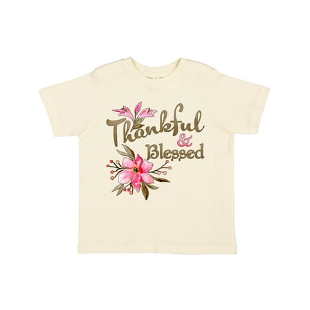 Inktastic Thankful and Blessed Inspirational Saying with Pink Flowers Gift Toddler Boy or Toddler Girl T-Shirt
Inktastic Thankful and Blessed Inspirational Saying with Pink Flowers Gift Toddler Boy or Toddler Girl T-Shirt