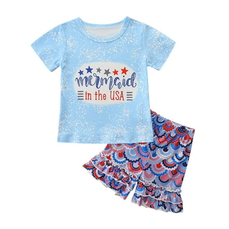 ASEIDFNSA Baby Girls Short-Sleeve Tee Dress Girls 2T Clothes Toddler Kids Baby Girls 4Th Of July Summer Short Sleeve Independence Day T Shirt Tops Ruffle Shorts Outfits Set
ASEIDFNSA Baby Girls Short-Sleeve Tee Dress Girls 2T Clothes Toddler Kids Baby Girls 4Th Of July Summer Short Sleeve Independence Day T Shirt Tops Ruffle Shorts Outfits Set
