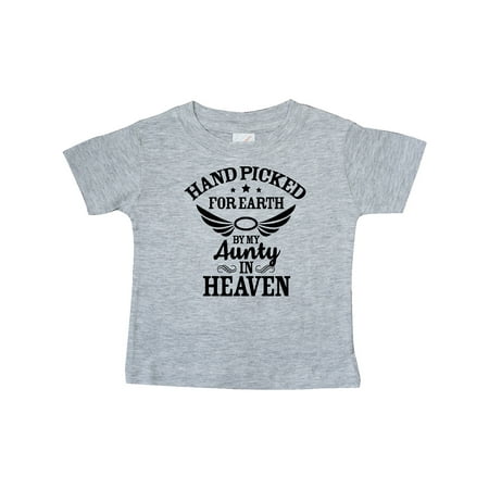 Inktastic Handpicked for Earth By My Aunty in Heaven with Angel Wings Gift Baby Boy or Baby Girl T-Shirt
Inktastic Handpicked for Earth By My Aunty in Heaven with Angel Wings Gift Baby Boy or Baby Girl T-Shirt