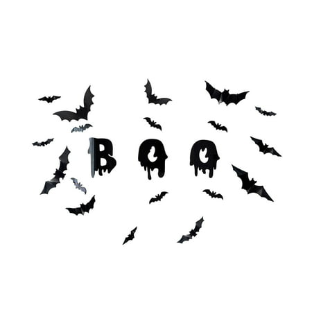 Randolph Halloween Wall Decor Bat Decorations Wall Decal 3D Bats Decor Wall Stickers Self Adhesive DIY Halloween Mirror Decor
Randolph Halloween Wall Decor Bat Decorations Wall Decal 3D Bats Decor Wall Stickers Self Adhesive DIY Halloween Mirror Decor