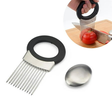 Younar Slicing Holder Onion Chopper Stainless Steel Vegetable Cutter Kitchen Tool Utensil
Younar Slicing Holder Onion Chopper Stainless Steel Vegetable Cutter Kitchen Tool Utensil