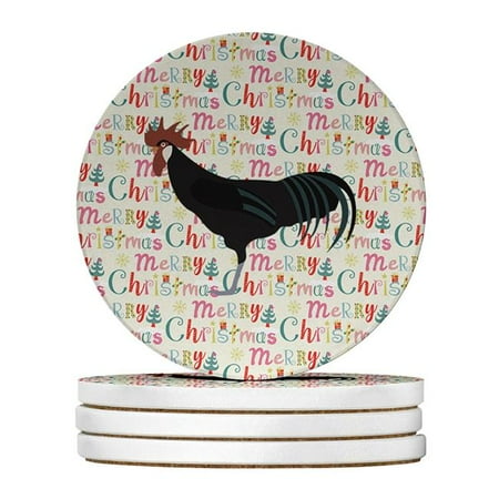 Carolines Treasures WDK2686RCS4 4 x 4 in. Unisex Minorca Ctalalan Chicken Christmas Large Sandstone Coasters - Pack of 4
Carolines Treasures WDK2686RCS4 4 x 4 in. Unisex Minorca Ctalalan Chicken Christmas Large Sandstone Coasters - Pack of 4