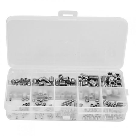 2024 245Pcs Headless Set Screws Set Stainless Steel Hex Socket Concave End Fasteners
2024 245Pcs Headless Set Screws Set Stainless Steel Hex Socket Concave End Fasteners