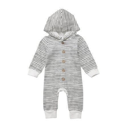 Felcia Newborn Baby Spring Romper Casual Long Sleeve Single Breasted Striped Jumpsuit
Felcia Newborn Baby Spring Romper Casual Long Sleeve Single Breasted Striped Jumpsuit