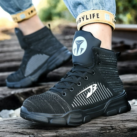 Steel Toe Boots For Men And Women Lightweight Breathable High-top Indestructible Construction Sneakers
Steel Toe Boots For Men And Women Lightweight Breathable High-top Indestructible Construction Sneakers