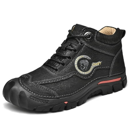 Men s Wear-resistant Hiking Boots Waterproof Non-slip Walking Shoes For Climbing Winter Outdoor Sports