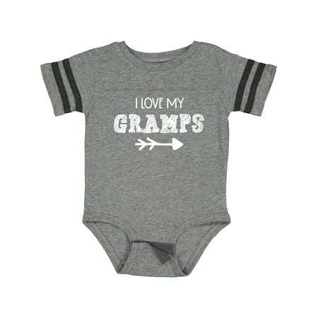 Inktastic I Love My Gramps with Arrow Gift Baby Boy or Baby Girl Bodysuit