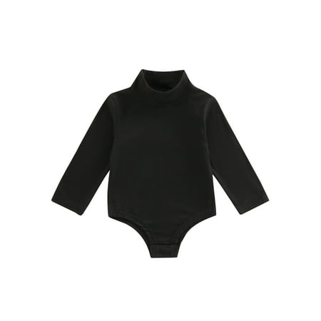 SHIBAOZI Infant Baby Boys Girls Autumn Romper Solid Color Long Sleeve Turtleneck High Stretch Jumpsuit
SHIBAOZI Infant Baby Boys Girls Autumn Romper Solid Color Long Sleeve Turtleneck High Stretch Jumpsuit