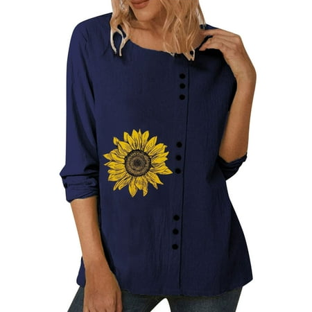 Pajama Shirt Women Long Sleeve Mid Sleeve Shirt Women Dandelion Print Crew Neck Shirt Long Sleeve Cotton Linen TShirt Autumn Loose Fit Casual Top Office Womens Shirts
Pajama Shirt Women Long Sleeve Mid Sleeve Shirt Women Dandelion Print Crew Neck Shirt Long Sleeve Cotton Linen TShirt Autumn Loose Fit Casual Top Office Womens Shirts