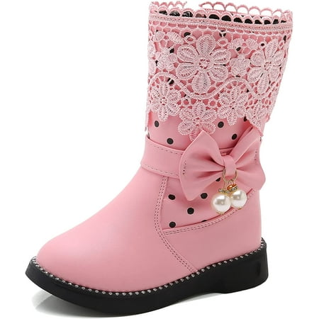 Girl s Waterproof Lace Bowknot Side Zipper Fur Winter Boots (Toddler/Little Kid/Big Kid)
Girl s Waterproof Lace Bowknot Side Zipper Fur Winter Boots (Toddler/Little Kid/Big Kid)