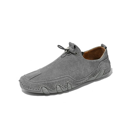 Difumos Mens Non-Slip Low Top Loafers Comfort Slip On Driving Shoe Work Leather Shoes Gray 10
Difumos Mens Non-Slip Low Top Loafers Comfort Slip On Driving Shoe Work Leather Shoes Gray 10