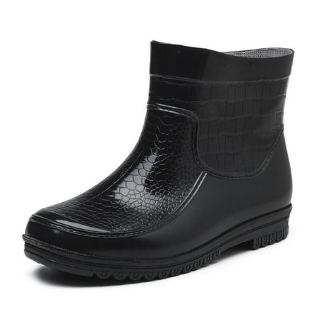Men S Anti-Skid Wear-Resistant Waterproof Rain Boots Kitchen Fishing Overshoes Plush Medium Tube Adult Rubber Boots
Men S Anti-Skid Wear-Resistant Waterproof Rain Boots Kitchen Fishing Overshoes Plush Medium Tube Adult Rubber Boots