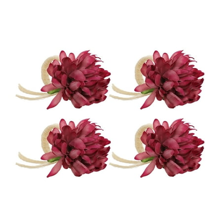 Gwong 8Pcs Napkin Holder Natural Rustic Plastic Colorful Flower Table Decor Napkin Ring Set for Banquet
Gwong 8Pcs Napkin Holder Natural Rustic Plastic Colorful Flower Table Decor Napkin Ring Set for Banquet