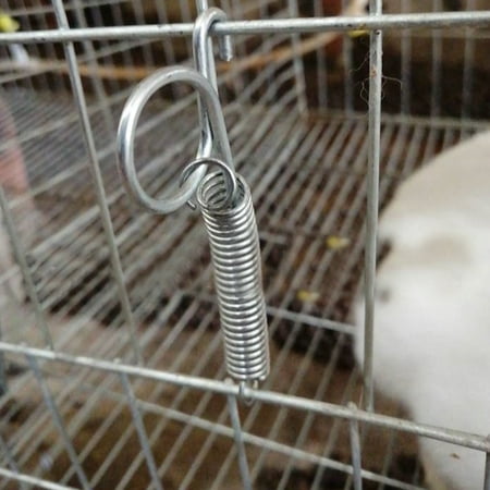 ZIG 10Pcs Spring Hook Multifunctional Fixing Metal Sturdy Tension Spring for Chicken Cage
ZIG 10Pcs Spring Hook Multifunctional Fixing Metal Sturdy Tension Spring for Chicken Cage