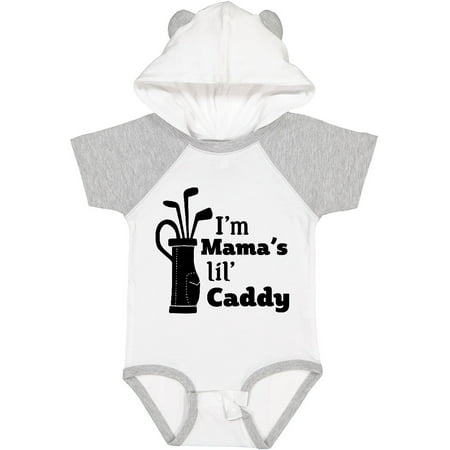 Inktastic I m Mama s Lil Caddy- Golf for Kids Gift Baby Boy or Baby Girl Bodysuit
