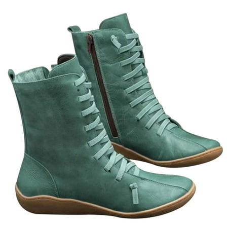 Duretiony Women Arch Support Boots Casual Lace up Ankle Booties Retro Female Multi Colors Flat Heel Short Boot
Duretiony Women Arch Support Boots Casual Lace up Ankle Booties Retro Female Multi Colors Flat Heel Short Boot